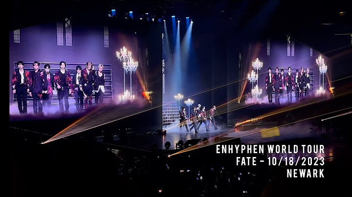 ENHYPHEN WORLD TOUR “FATE” - 10/18/2023 NEWARK (full FanCam)