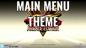 SFV: ARCADE EDITION - Main Menu Theme (full version)