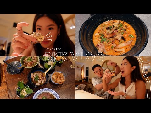 travel vlog | hello bangkok! chinatown bars, best boat noodles, we had some real boujee sushi 👅🍣