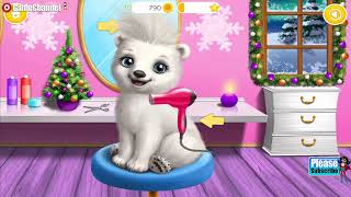 Christmas Animal Hair Salon TutoTOONS Educational Android İos Free Game GAMEPLAY VİDEO screenshot 5