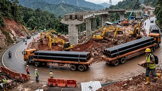 Duo Supir Kakak Beradik Beraksi, Update Terbaru Proyek Pembangunan Flyover Sitinjau Lauik Hari Ini