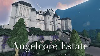 Angelcore Estate - Bloxburg Tour   Speedbuild Part 1