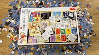 1000 piece jigsaw puzzle|Winnie the Pooh|Time lapse|#satisfying #puzzle #jigsawpuzzle #timelapse