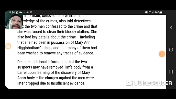 Unsolved Murder of Mary Ann Higginbotham