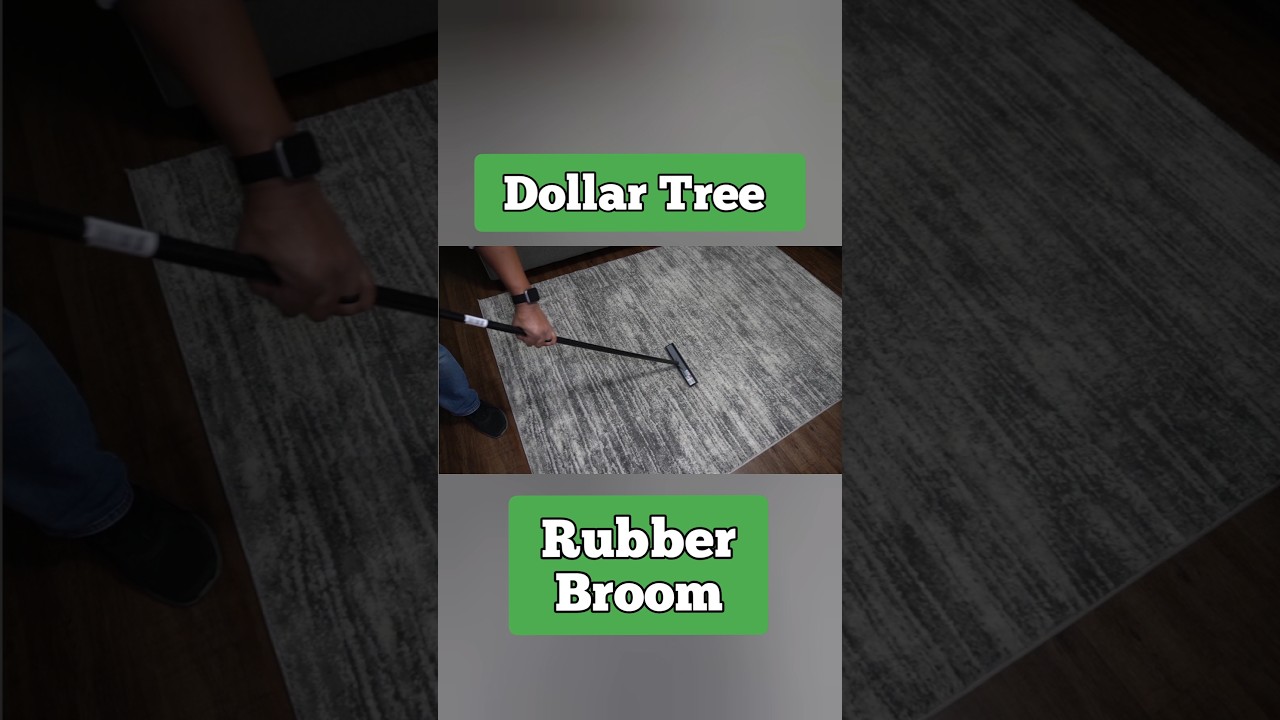 Dollar Tree Rubber Broom | 