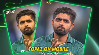 How I Increase Video Quality On Mobile Topaz Like Ai Enhancement