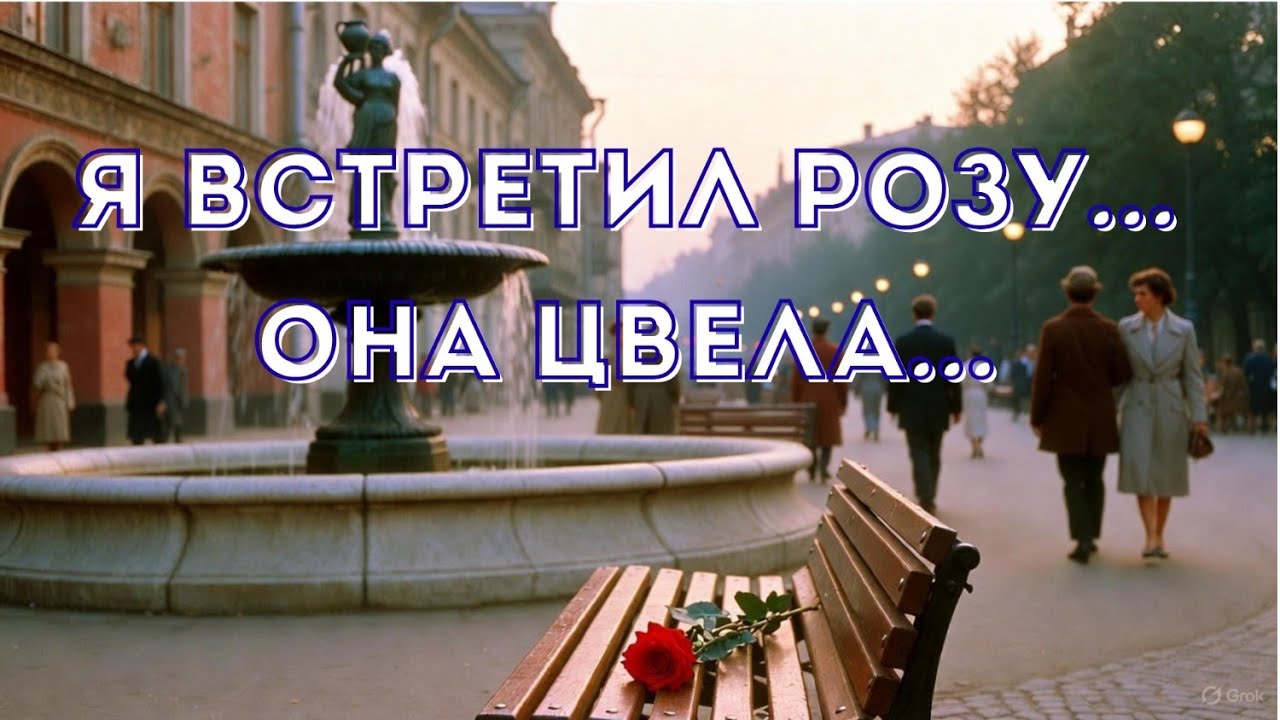 Для тех, кто помнит то время… «Я встретил розу…» 🌹