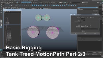 Maya Basic Rigging Tank Tread MotionPath Part 2/3
