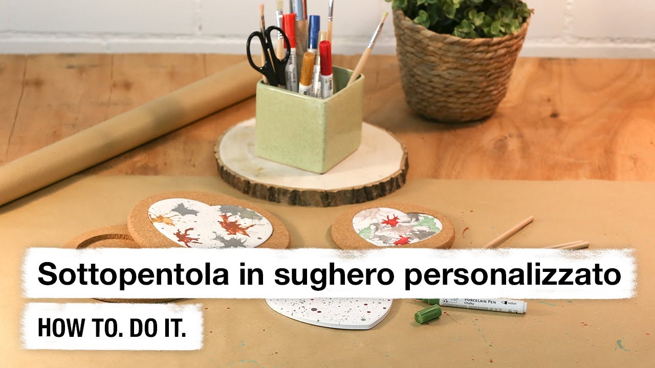 Do it + Garden: Sottopentola in sughero personalizzato. How to. Do it. 