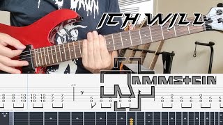Rammstein - Ich Will (guitar cover)