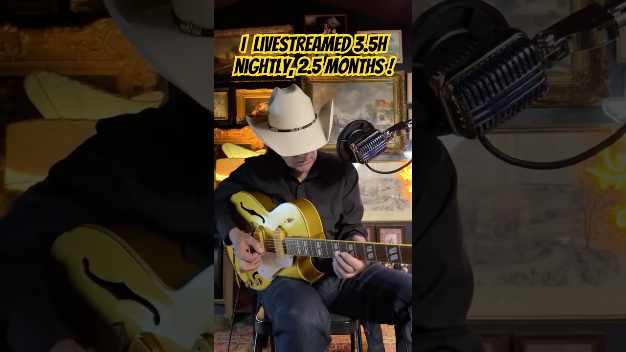 Things I learned YouTube live streaming Guitar 75 nights in 2.5 months. 3.5h a night ! 