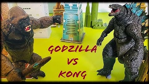 Godzilla VS Kong Alternate Ending! (Stop Motion)