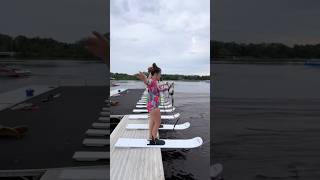 How we do a 24 girl ballet line! #viralreels #waterskiing #viralvideo #trending #trendingshorts #fyp