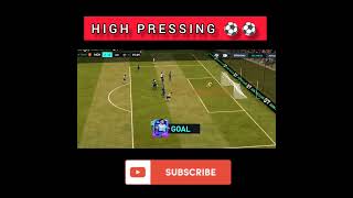 High pressing match ?⚽ viral fifafootball fifa23 fifamobile football shorts subscribe skills