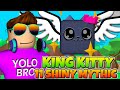 ТОП-1 ЗА СЕКУНДУ! 11 SHINY MYTHIC KING KITTY В СИМУЛЯТОРЕ ЖВАЧКИ РОБЛОКС! BUBBLE GUM SIMULATOR