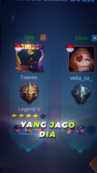 PRESET AM ML | YANG JAGO DIA YANG SUPPORT AKU🥰 | MOBILE LEGENDS