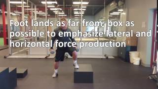 Dynamic lateral step ups (horizontal)