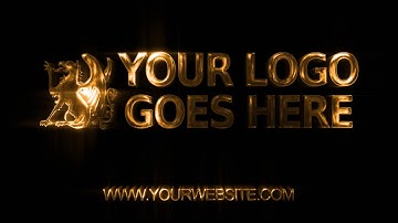 Create a logo intro video with metallic look - MakeWebVideo.com