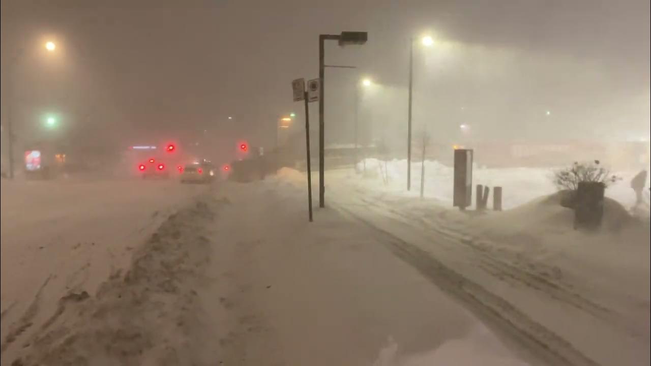 Montreal snow storm 2023 YouTube