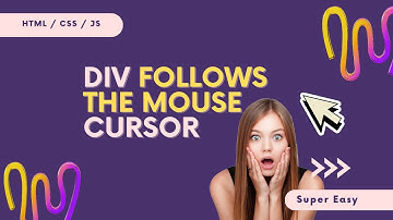 Creating Div follows the mouse cursor using javascript