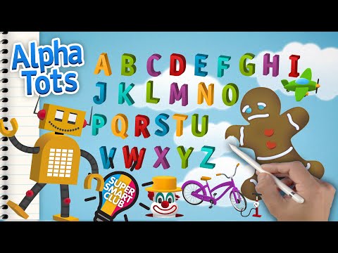 Go from A to Z Alphabet Letters in Alphatots!