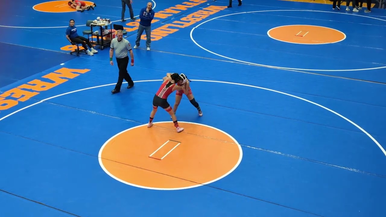 Isabel Wrestling Jan 2026 Hoffman Estates Tournament Match 1 