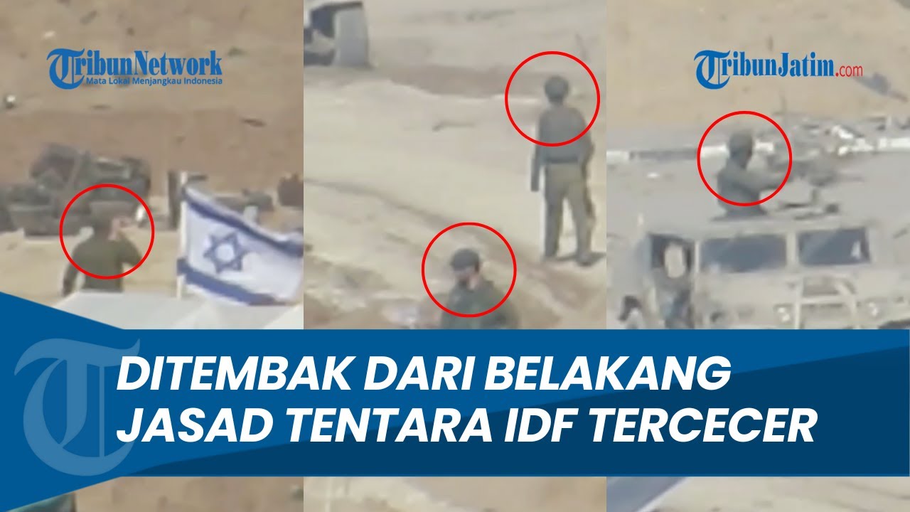 Detik-detik Brigade Al-Quds TEMBAK Belakang! Sekelompok Tentara Israel dan Tank Lenyap saat di Kamp
