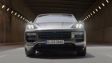 The new Porsche Cayenne Turbo E-Hybrid Coupé with GT Package Driving Video
