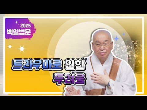 트라우마로 인한 두려움 #법륜스님 #법륜스님즉문즉설 #트라우마 #마음의상처 #두려움 #<strong>트라우마극복</strong>