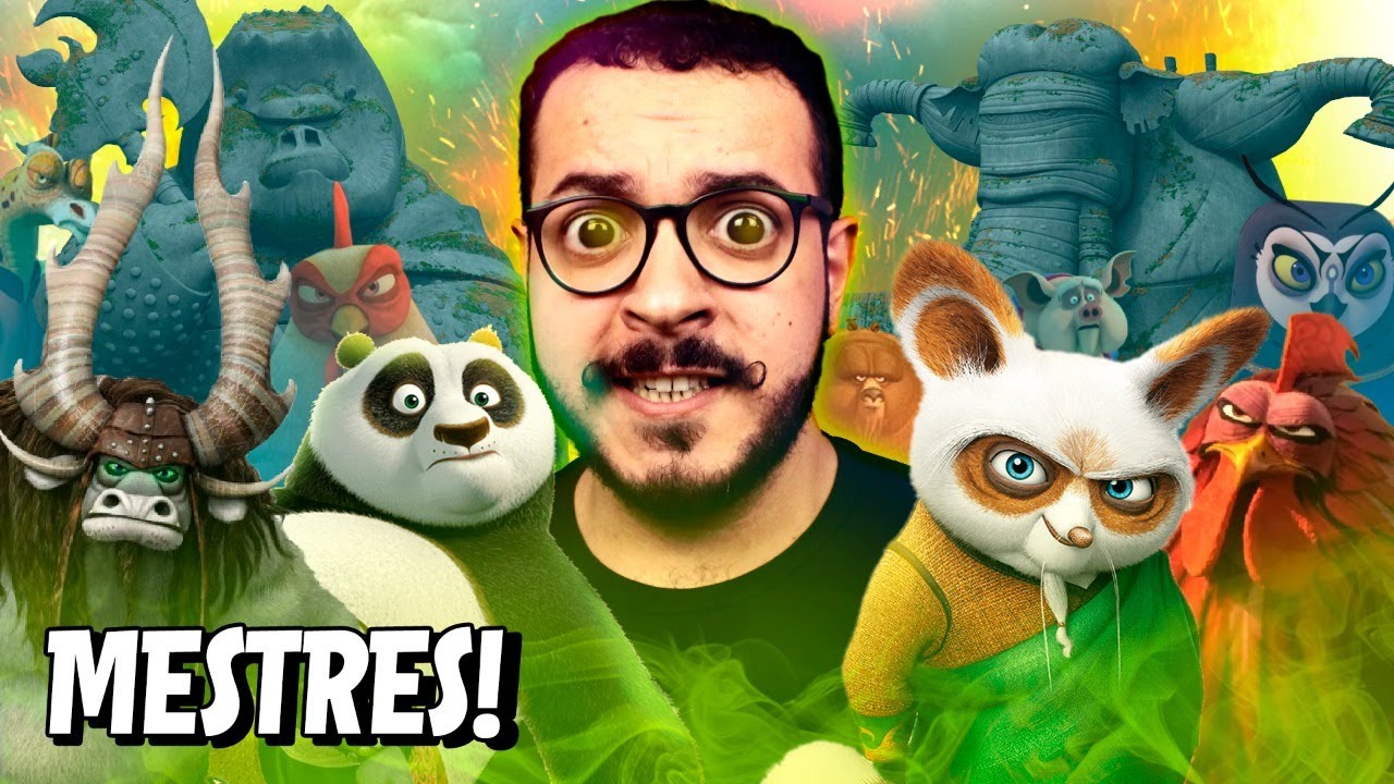 Kung Fu Panda  Personagens pixar, Personagens de desenhos