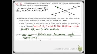 Basic Rigid Motions proofs