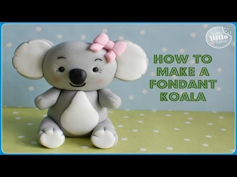 How ToFondant Koala Bear Tutorial 