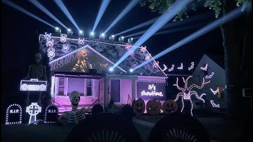 Beetlejuice Medley 2024 Halloween Light Show