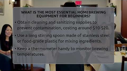 What Is The Most Essential Homebrewing Equipment For Beginners? - The Pint Guy