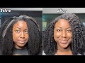 Blending Curly Clip Ins w/ Straight Natural Hair | Curls Queen