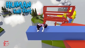 Human Fall Flat - RedRoofs Level Part 2 of 2 Walkthrough | Custom Map | Steam Workshop Full Gameplay