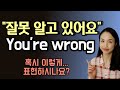 [공손한 영어표현] 혹시  혹시 &#39;You&#39;re wrong&#39;이라고 하시나요?😦 상대방이 잘못 알고 있다고 알려줄 때 꼭 이렇게 표현해 보세요.