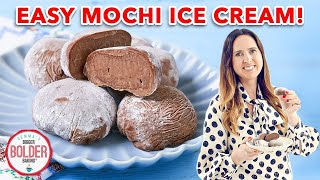 Chocolate Mochi Ice Cream Made Easy in the Microwave