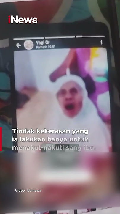 Viral Anak Aniaya Ibu Kandung yang Lumpuh di Pekanbaru