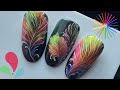 New Nail ART con filo|Дизайн ниткой|Nail Art with Wire | New 2020 Nail Tutorial Pull String Nail Art