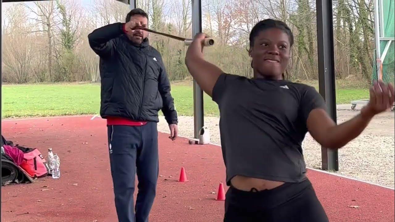 Javelin Drills 43 Shoulders Mobility and ejection posture. YouTube