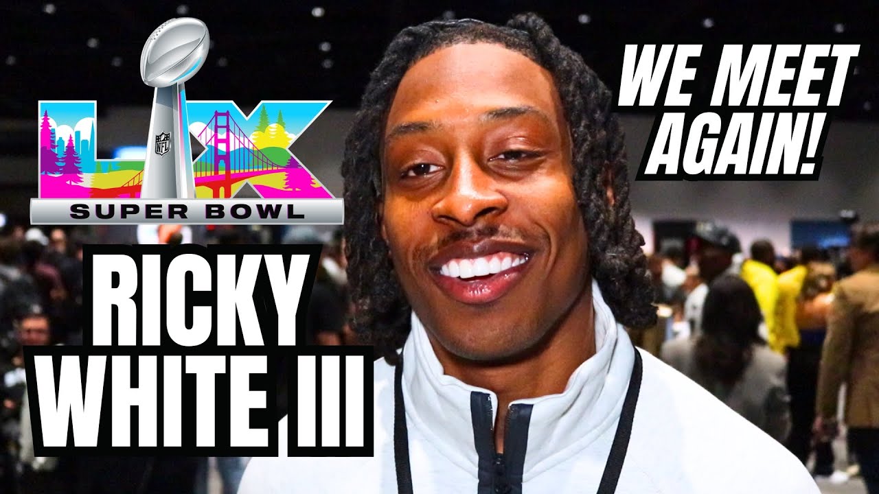 В прошлом году я встретил Рики Уайта из команды «Сиэтл Сихокс» на матче Shrine Bowl, а теперь он ...