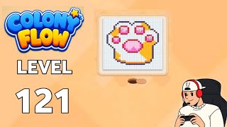 Colony Flow level 121 walkthrough gameplay 