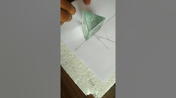 To determine the reflective index of various liquids using Hollow prism