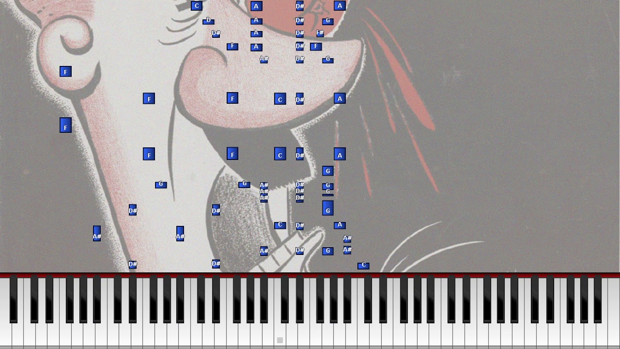 Oliver Wallace - Der Fuehrer's Face |Synthesia| [Piano Tutorial]