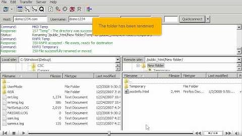 Managing files in FileZilla by VodaHost web hosting