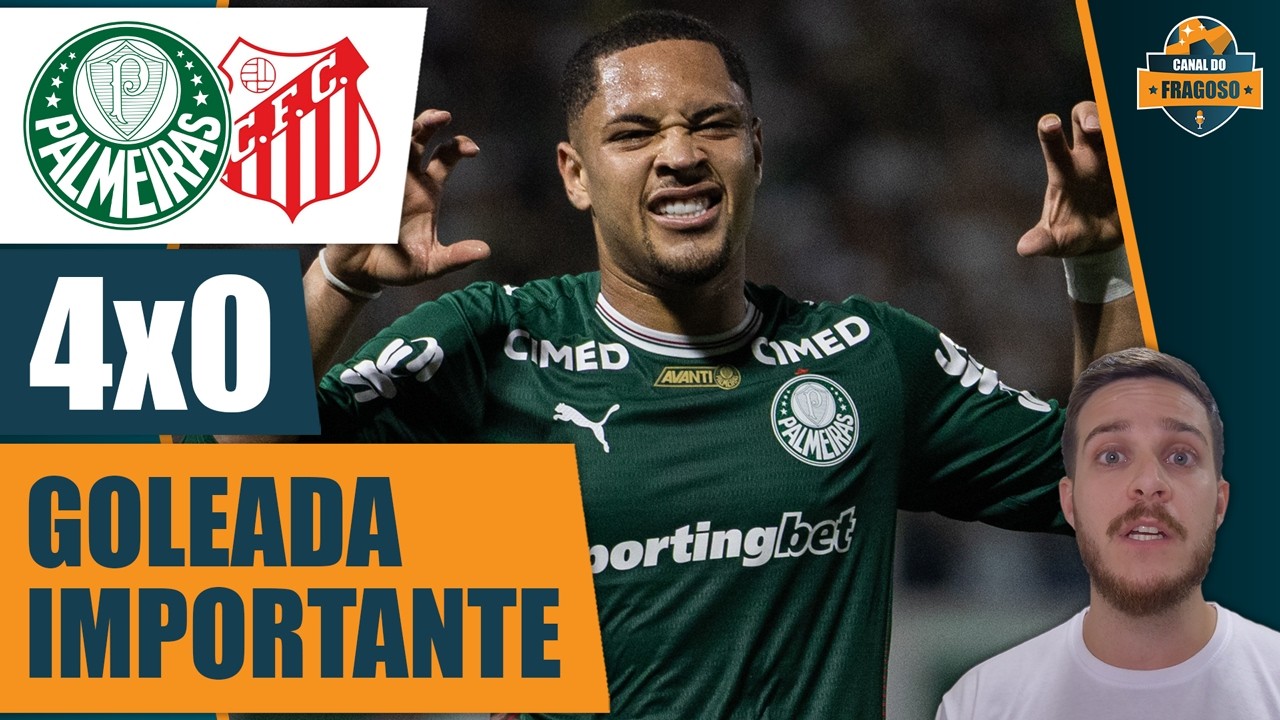 PARA ELEVAR O MORAL! PALMEIRAS 4 X 0 CAPIVARIANO NAS QUARTAS DO PAULISTÃO 2026