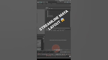 Streamline layout and work faster in Autodesk Maya 😱 #shorts