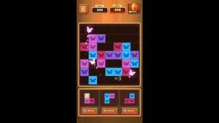 Triple Butterfly (by Legendary Labs) - free offline block puzzle game for Android - gameplay. screenshot 4