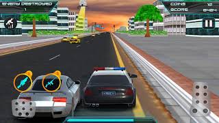 Police Chase - Death Race Speed Car Shooting Racing / Android Game / Game Rock screenshot 3